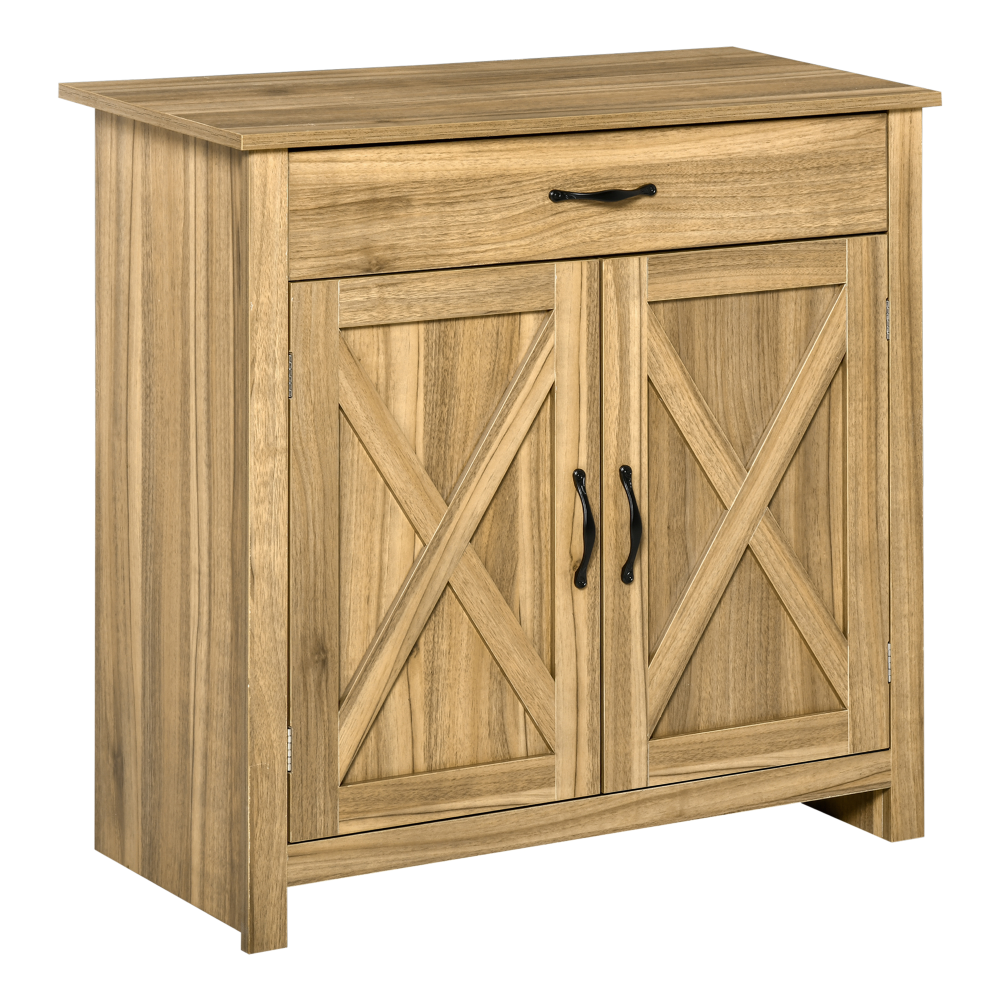 Farmhouse Sideboard Buffet Cabinet - Natural Wood