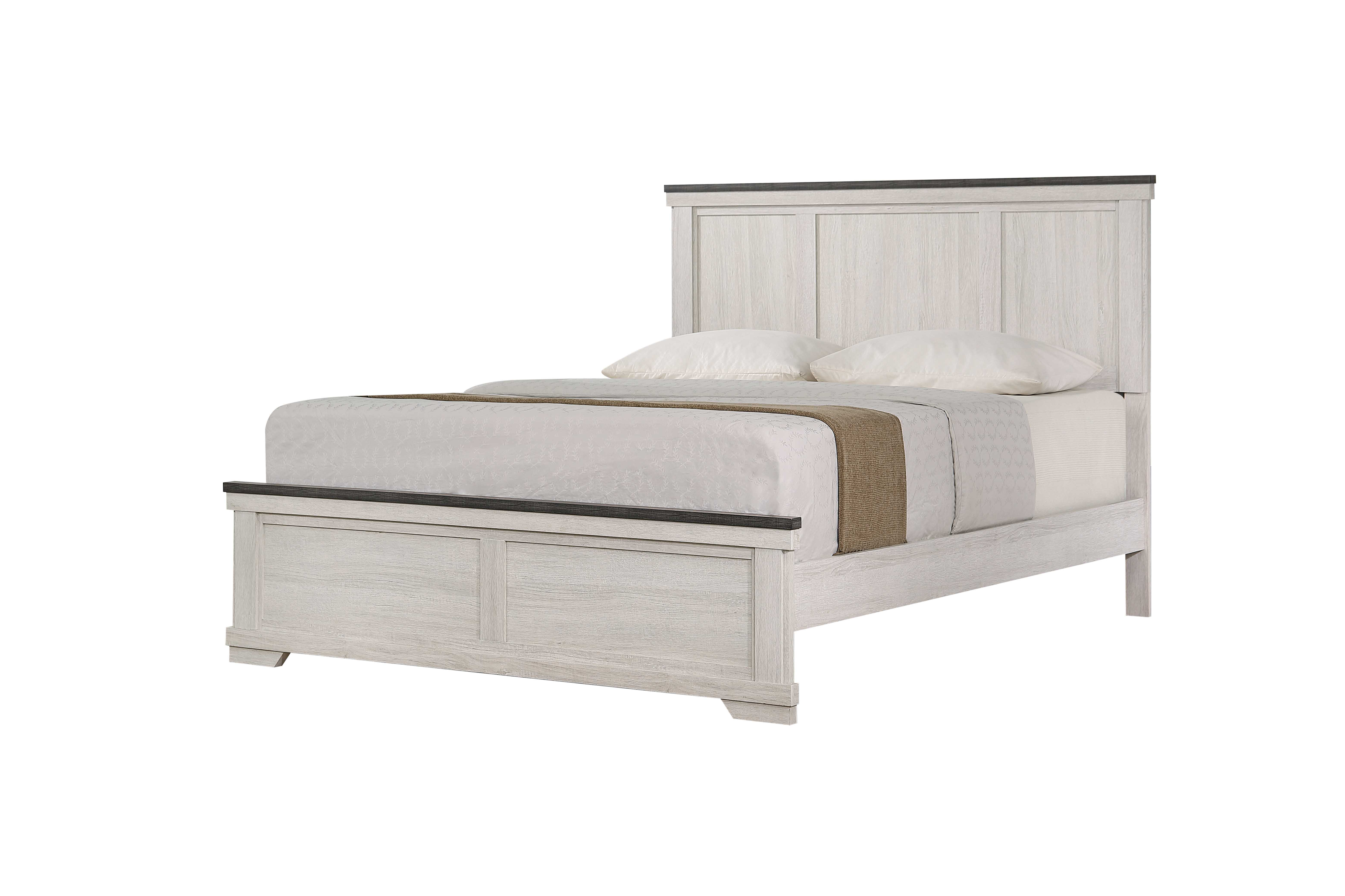 Queen Size Farmhouse Wooden Bed Frame