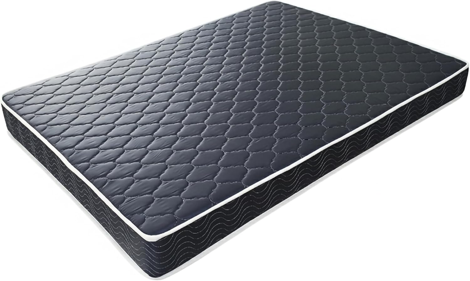 Twin Size Waterproof Foam Mattress - Black+Blue